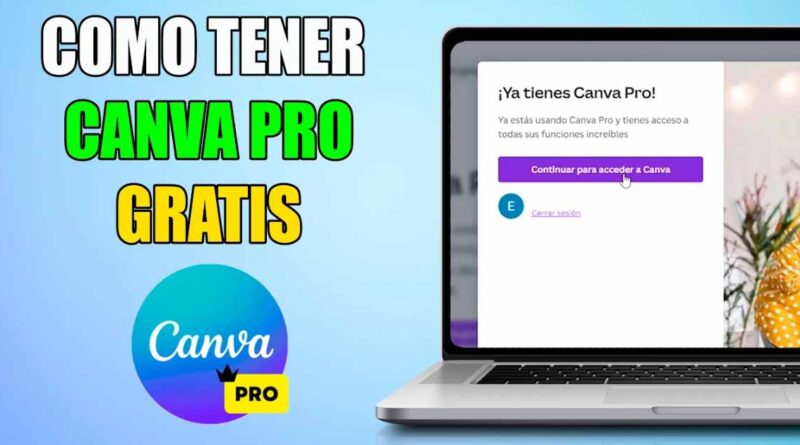 Como tener canva gratis