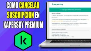 cancelar Kaspersky